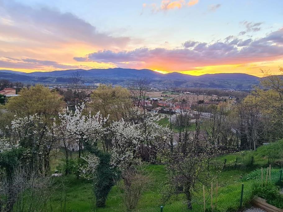 Gite De 70M² Avec Vue Sur Le Massif Du Pilat Clonas-sur-Vareze Luaran gambar